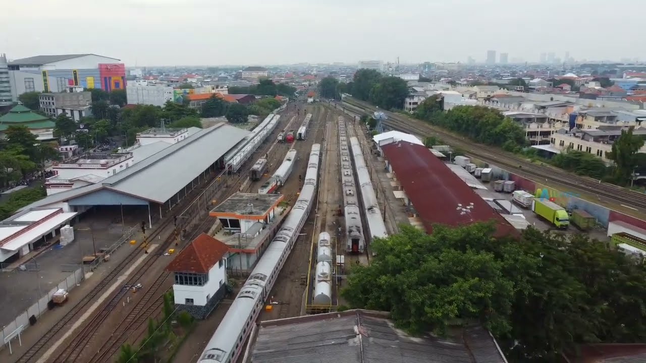 VIEW DRONE | STASIUN KOTA SURABAYA