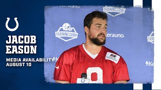 Famous Jacob Eason Training Camp Availability | August 10 Profile
