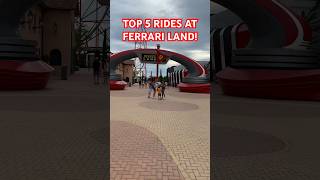 Top 5 Rides at Ferrari Land! #top10 #top10rides #ferrariland #portaventuraworld #redforce #rides