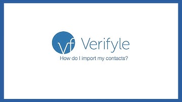 FAQ: How do I import contacts in Verifyle?