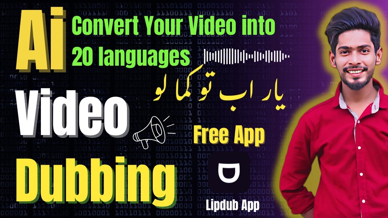 Ai Video Dubbing free app Convert Your video voice into English language & 20 more AI Lipdub
