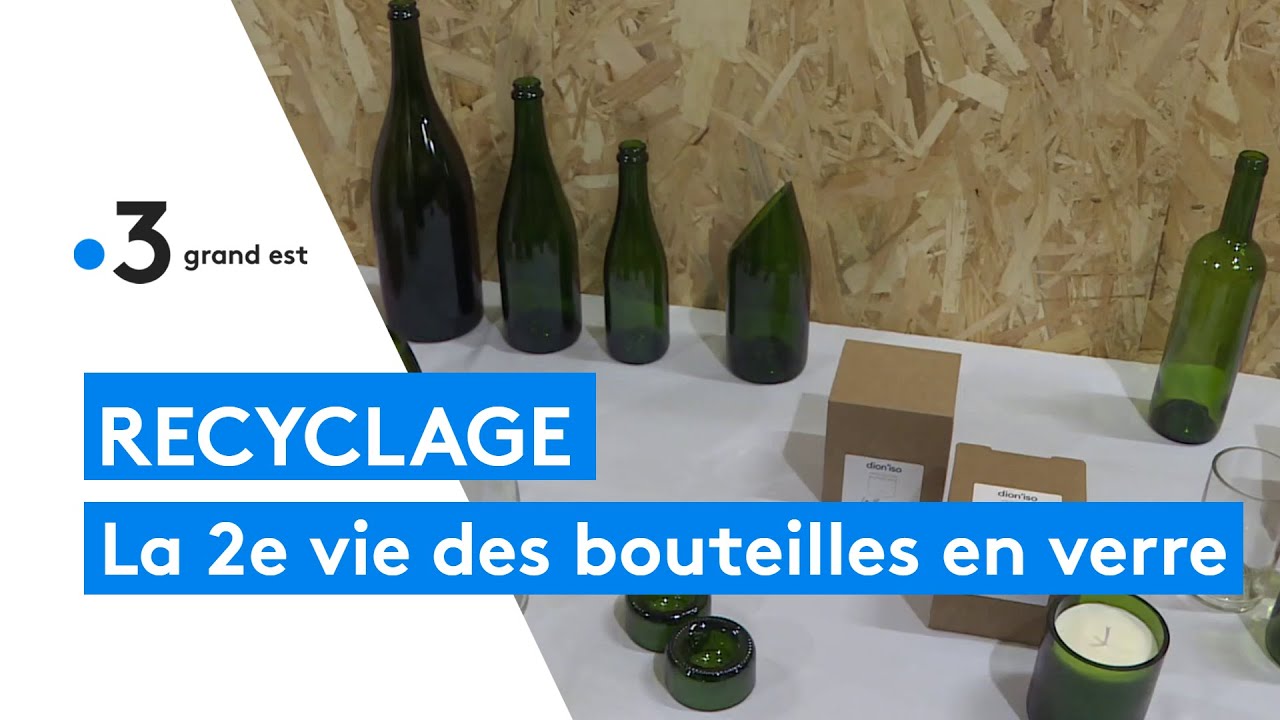 Reims : Dion'iso recycle et donne une nouvelle fonction aux bouteilles en verre
