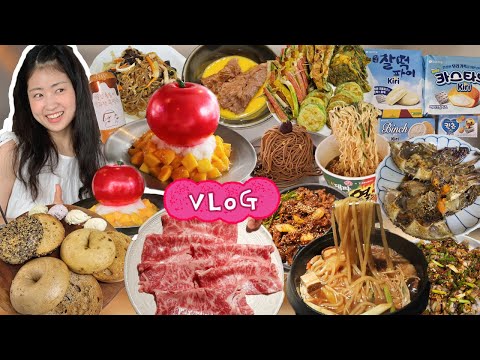 망치로 탕후루 <strong>빙수</strong> 뚝배기 깨겠습니다🍎 대파 열라면, 마열라면, 끼리 찰떡파이, 이웃집통통이 약과 맥주, 잡채, 등갈비묵은지찜, 간장게장, 모듬전, <strong>호텔</strong> 스키야키 먹방 브이로그
