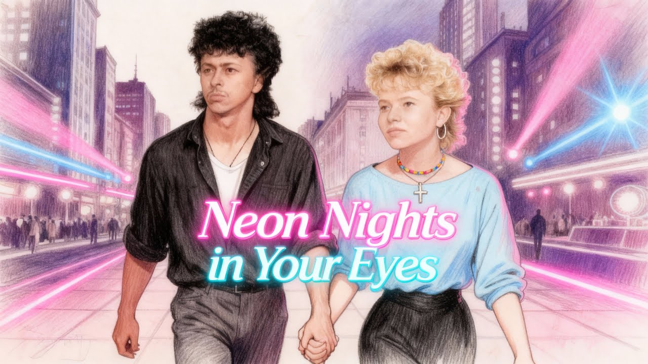 Neon Nights in Your Eyes – 80s Animated Love Story, A-ha “Take On Me” Style  Eurodisco Remaster 2025