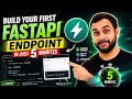 Build Your First FastAPI Endpoint in Just 5 Minutes ⚡ Beginner Friendly