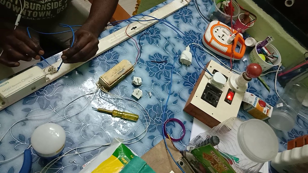 Tube light choke testing YouTube