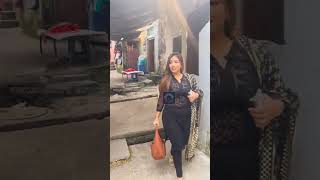 Aayushi Jaiswal Looking Hot In Black Dress