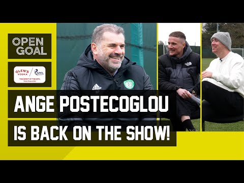 ANGE POSTECOGLOU IS BACK ON THE SHOW! | Open Goal Meets... Glen's Vodka February MOTM
