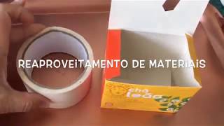 Reaproveitamento de Rolo de Fita Crepe e outros