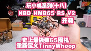 史上最极限65圈机 NBD65 HMB RS V2 开箱 重新定义Tinywhoop 玩小机系列十八 #fpv #fpv穿越机 #穿越机 #穿越机fpv #穿越机竞速