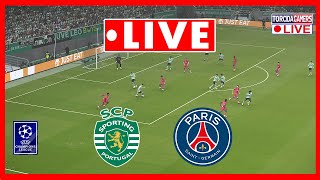 🔴 LIVE: Sporting vs PSG 🔴 UEFA Champions League 2025/2026 ⚽ Match Today Simulation screenshot 1