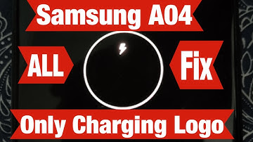 Samsung A04  Not Charging Stuck At Charging Logo Fix Jumper Solution Boost Bettery