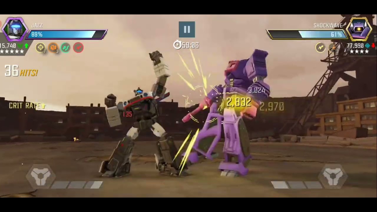 Jazz VS Shockwave (D100 Alliance Mission) - Transformers Forged To Fight