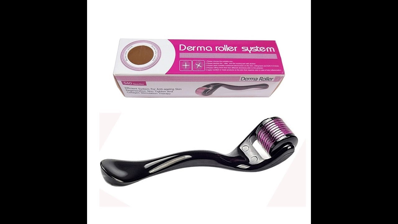 Homase Essential 540 0.25mm Needles Derma Roller Massage Tool YouTube
