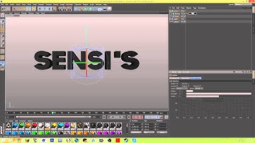 HOW TO TWIST TEXT IN FOR INTROS IN CINEMA 4D!