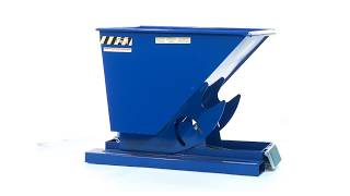 D Self-Dumping Steel Hoppers with Bumper Release