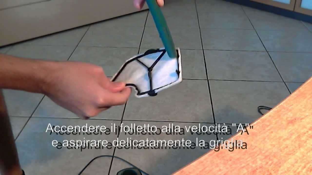 Tutorial pulizia griglia protezione motore VK 140 - VK 150 - YouTube