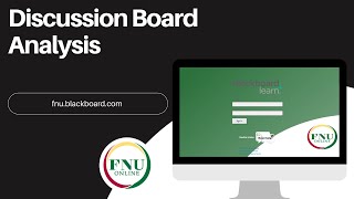 Discussion Board Analysis