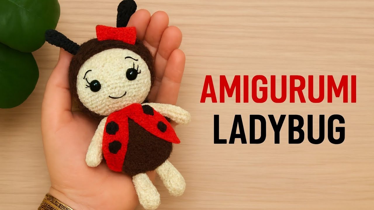🐞Easy Ladybug Amigurumi Crochet Tutorial | Step by Step Guide 🐞