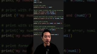 Python Print Methods