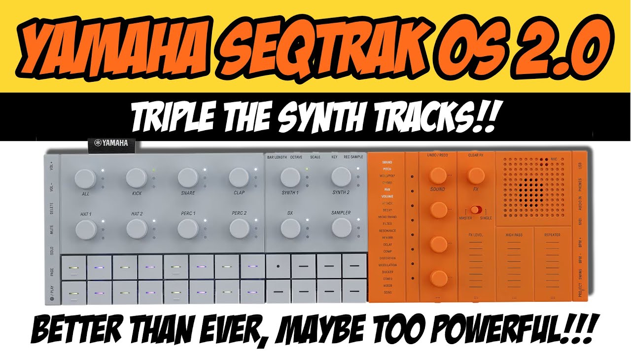 Yamaha SEQTRAK OS V2.0 Update