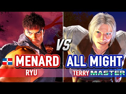 SF6 🔥 MENARD (Ryu) vs ALL MIGHT (Terry) 🔥 Street Fighter 6 High Level Gameplay