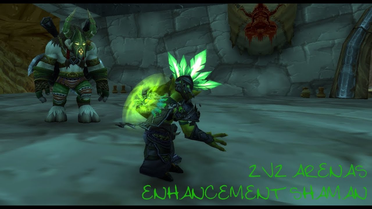 WoW Bfa 8.0.1 2v2 Arena - Enhancement Shaman/Discipline Priest