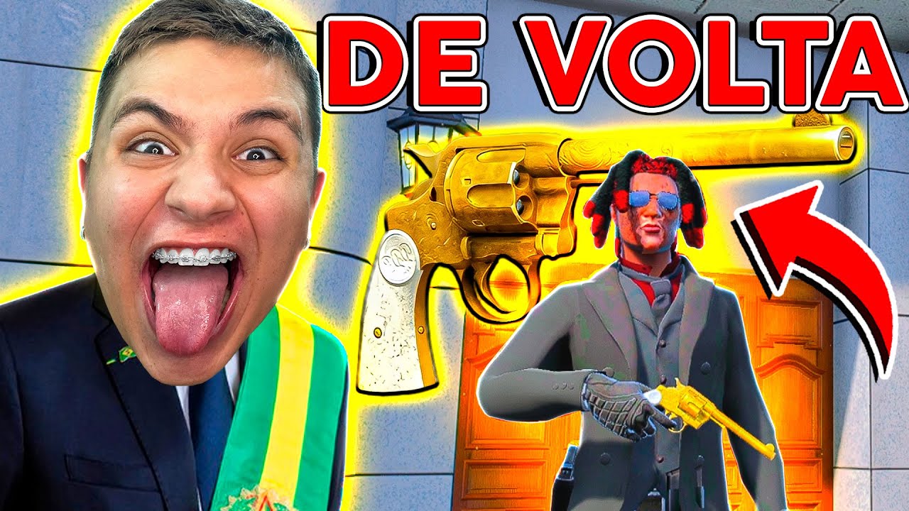 DE VOLTA na CIDADE da ARMA DOURADA! 😱 GTA RP (Paulinho o LOKO)