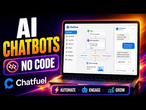 Build AI Chatbots Without Coding Using Chatfuel