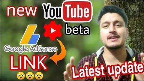 how to link adsense to your youtube channel by beta studio | google adsense latest update