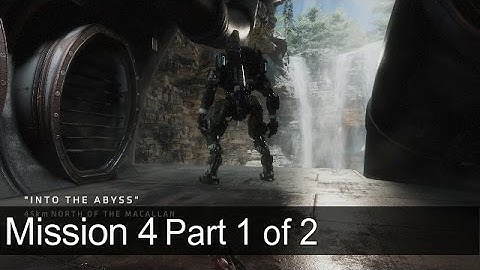 TitanFall 2 Walkthrough Gameplay Mission 4 Into The Abyss (Part 1 of 2)(TitanFall 2 Campigan)