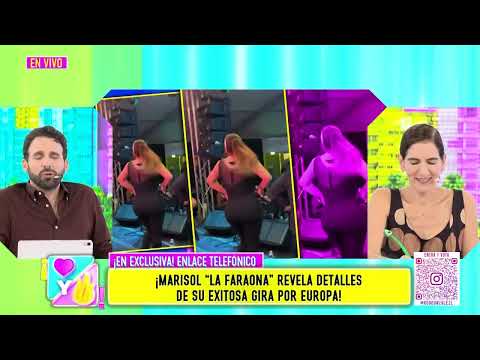 Amor y Fuego - OCT 21 - MARISOL "THE PHARAOH" REVEALS DETAILS OF HER SUCCESSFUL EUROPEAN TOUR | W...