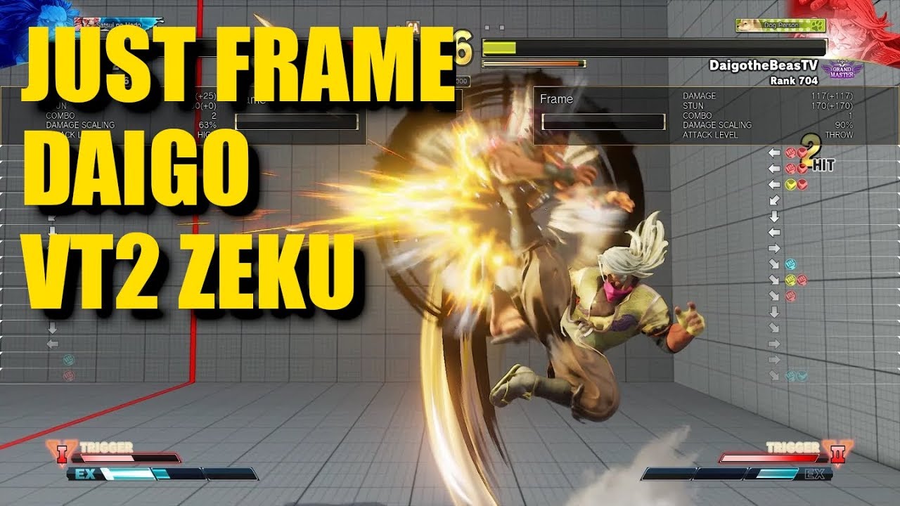Just Frame Analysis! - Daigo VT2 Zeku