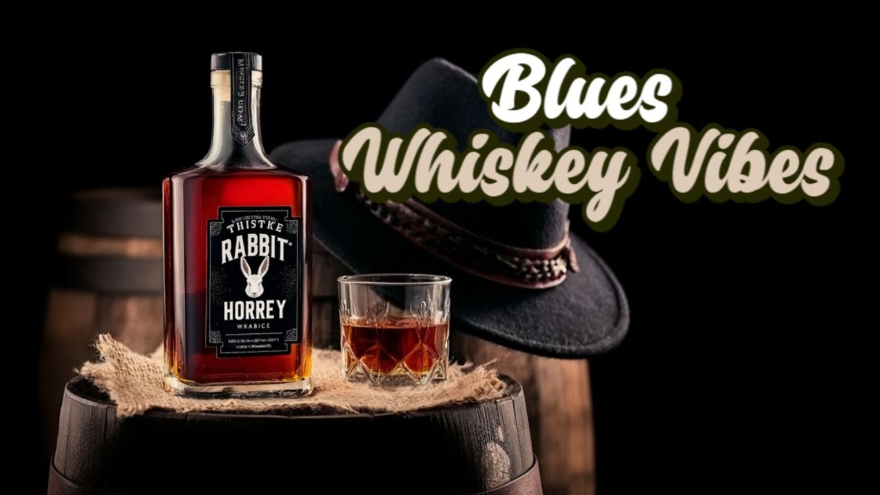 Меланхоличный блюз и атмосфера виски | Медленная блюзовая гитара для ночных размышлений