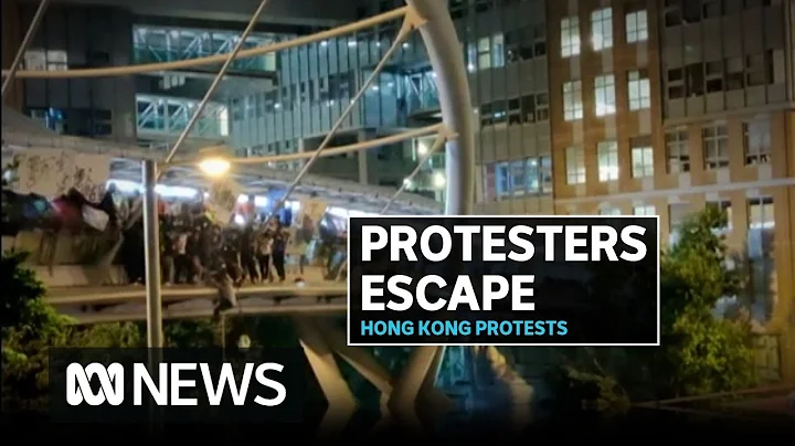 Hong Kong protesters surround police at university to support besieged students inside | ABC News - DayDayNews