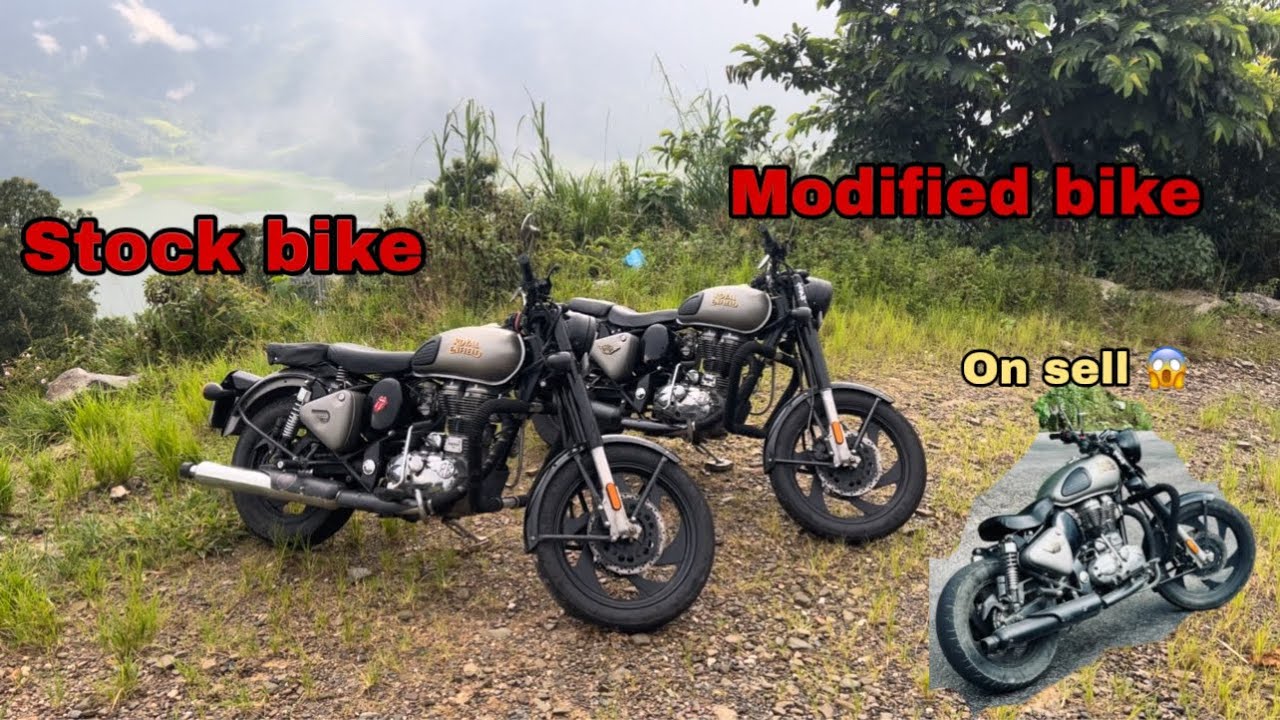 Talking about my bike and modifications parts❤️ ||One piece bike on sell 😍||MODIFIED ROYAL ENFIELD…!