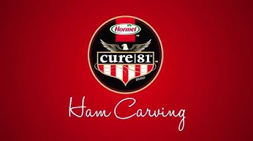 How to carve a ham