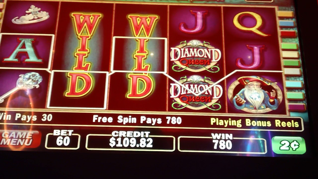 GREAT Diamond Queen Bonus, Extra Spin 2.00 Bet
