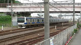 常磐線　E531系K478編成　561M　普通 いわき 行　水戸～勝田　通過　2023.06.11