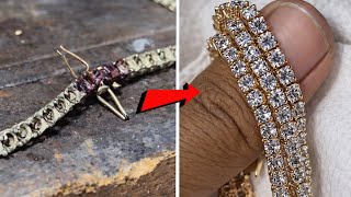 Download Lagu This Is How I Make a Gemstone Necklace | Jewelry Art MP3