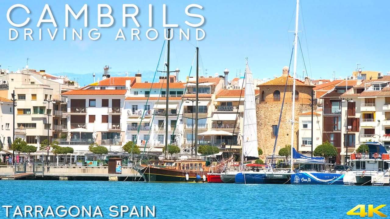 Tiny Tour Cambrils Spain Driving in the Mediterranean coastal town