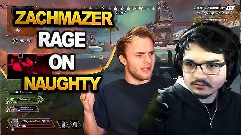Zachmazer Rages at  Naughty algs tournament!! iitztimmy watch party !! ( apex legends )