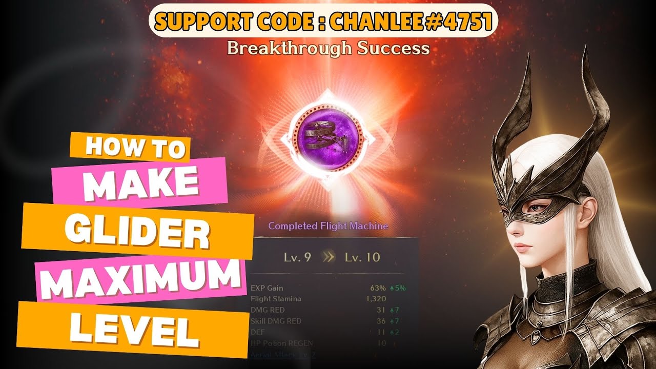 Making Glider Max | Support Code : ChanLee#4751 #nightcrows # ...