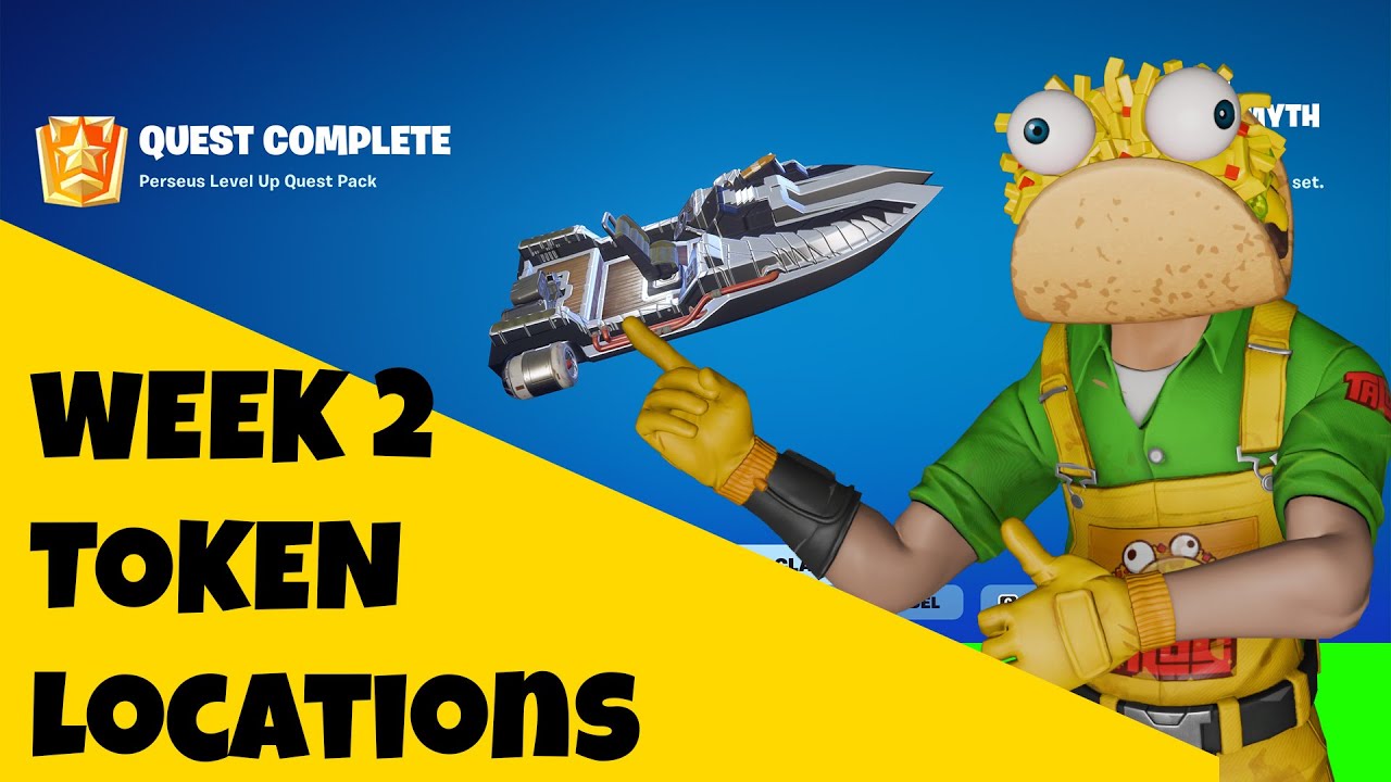 How to find the PERSEUS'S LEVEL UP QUEST PACK Tokens! - WEEK 2