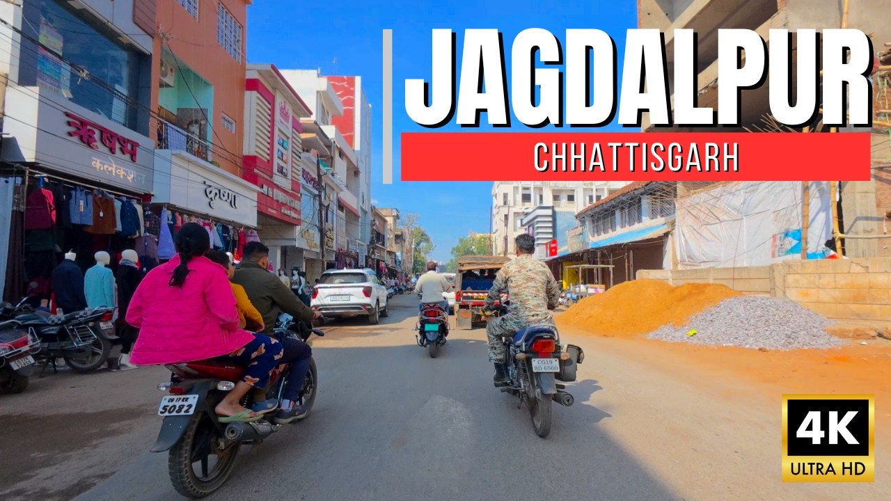 【India Drive 4K】Jagdalpur, Chhattisgarh – Tribal Heartland & Forest Roads | 2024