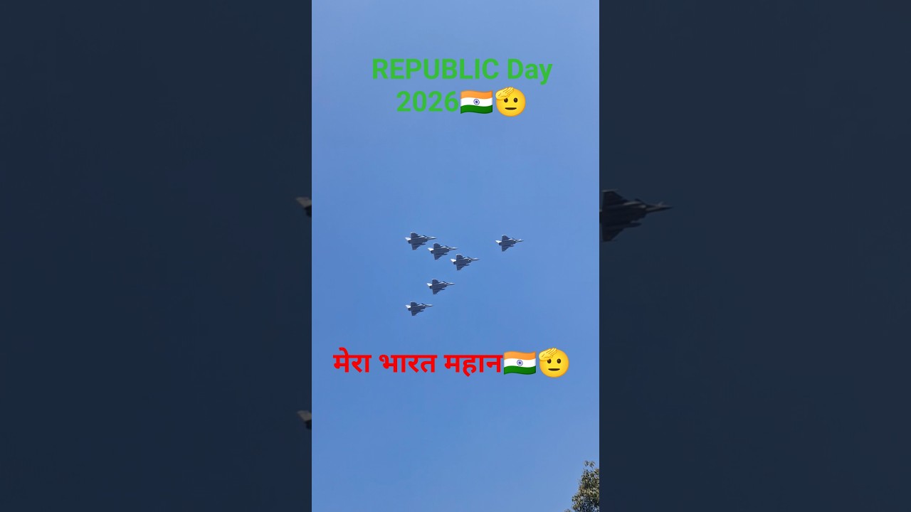 Republic Day Parade 🇮🇳🫡| Indian Airforce ✈️ | Kartava path | Fighter jet 