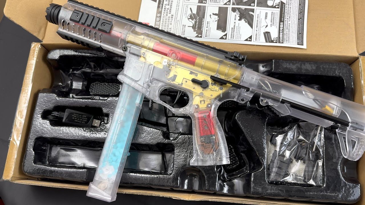 ARP 9 Transparent Gel Blaster Unboxing