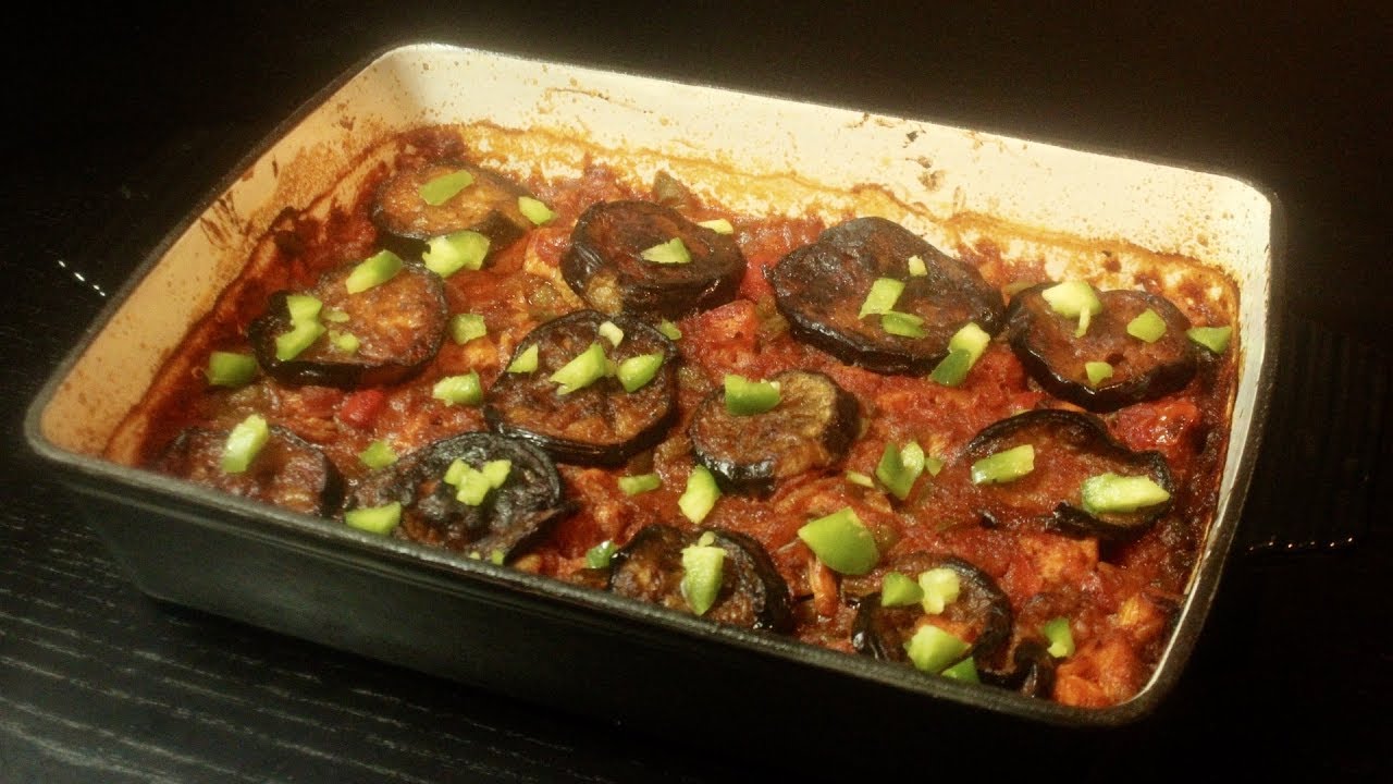 iraqifoodkitchen english Eggplant (aubergine ) with chicken YouTube