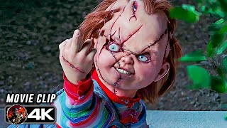 Bride Of Chucky Blowing Up A Cop Car 1998 Movie Clip 4K