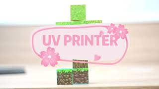 3D block printing from UV printer with CCD. Hottest trend toy in China